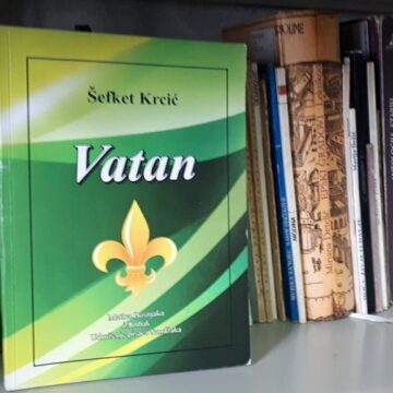 Najava promocije zbirke pjesama Vatan prof. dr. &Scaron;efketa Krcića