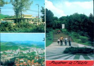 Naslov Pozdrav iz Tuzle [Razglednica] Vrsta građe razglednica Jezik bosanski Godina 197? Izdavanje i proizvodnja Sarajevo : Svjetlost, 197? Fizički opis 1 razglednica : u boji ; 11 x 15 cm Predmetne odrednice Tuzla – Autobuska stanica – Panorama grada – Šetalište Slana banja UDK 77.033(497.6Tuzla) COBISS.BH-ID 55761158 Signatura – lokacija, inventarski br. Zavičajna zbirka 77 POZDRAV IN: 2000044