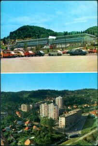 Naslov Tuzla : Dom mladih : panorama Vrsta građe razglednica Jezik bosanski Godina 198? Izdavanje i proizvodnja Zagreb : Turistkomerc, 198? Fizički opis 1 razglednica : u boji ; 9 x 14 cm Napomene Naslov preuzet sa reverzne strane razglednice Predmetne odrednice Tuzla – Sportsko kulturno privredni centar Mejdan – Dragodol – Stari nadvožnjak – Tušanj – Razglednice UDK 77.033(497.6Tuzla) COBISS.BH-ID 56358150 Signatura – lokacija, inventarski br. Zavičajna zbirka 77 TUZLA IN: 2000047