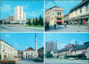 Naslov Tuzla : XIV zimske olimpijske igre Sarajevo 1984 : XIV Olympic Winter Games Sarajevo 1984 : XIVemes jeux olympiques d'hiver Sarajevo 1984 [Razglednica] Vrsta građe razglednica Jezik bosanski Godina 1984? Izdavanje i proizvodnja Sarajevo : Svjetlost, 1984? Fizički opis 1 razglednica : u boji ; 10 x 14 cm Napomene Naslov i podnaslov preuzeti sa reverzne strane razglednice Predmetne odrednice Tuzla – Zgrada SodaSo – Kapija – Čaršijska džamija – Hadži Hasanova džamija – Pivnica – Zgrada Zvijezda – Razglednice UDK 77.033(497.6Tuzla) COBISS.BH-ID 55763718 Signatura – lokacija, inventarski br. Zavičajna zbirka 77 TUZLA IN: 2000045